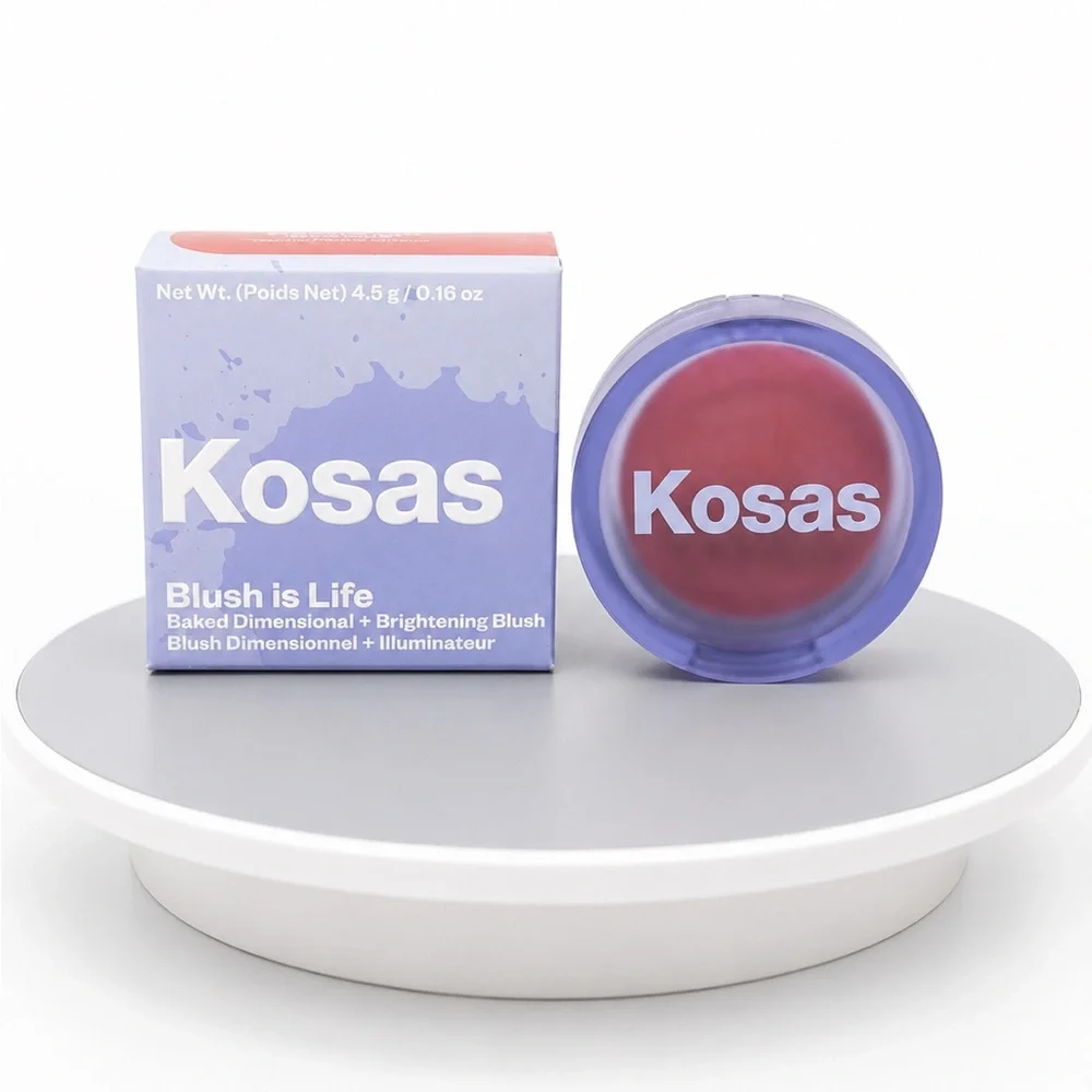 Kosas Blush Is Life Baked Blush — Wavelength Warm Peach Coral